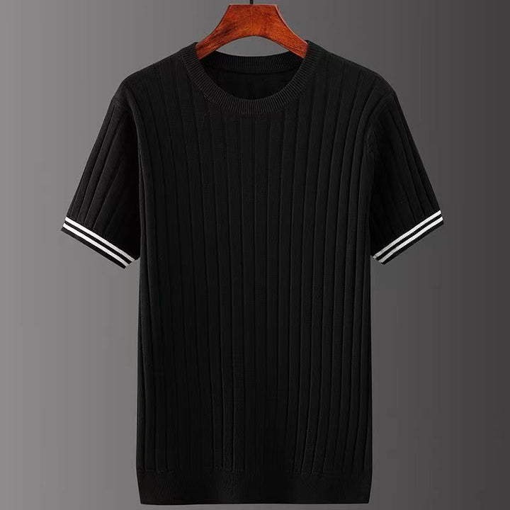 Basic Peach-heart-neck Versatile Stretch Top